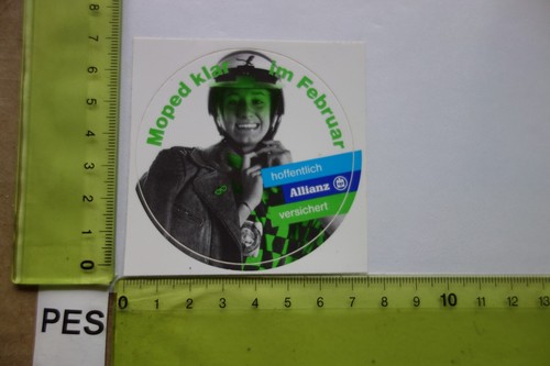 Old sticker motorcycle moped - motorcycle,