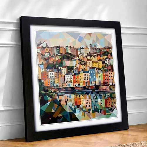 City bristol cubism - of, framed