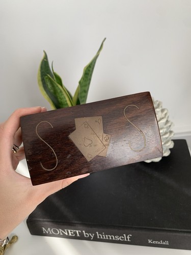 Vintage wooden playing - vintage,
