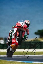 Max Biaggi Hand Signed 12x8 Photo WorldSBK Autograph