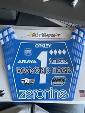 Authentic ZERONINE STADIUM  BMX Number plate - DIAMONDBACK BMX