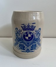 BMW Vintage Beer Tankard Stein Ceramic Mug Collectable Rare