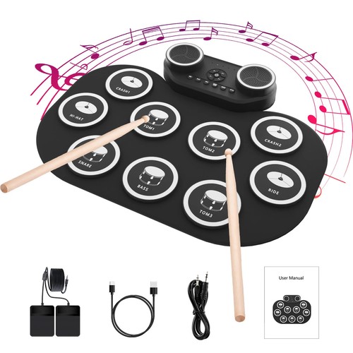 Pad electronic drum - 9, roll