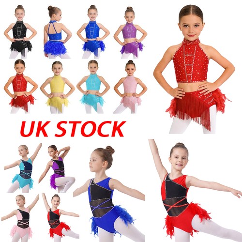 Girls latin dance costume - uk,