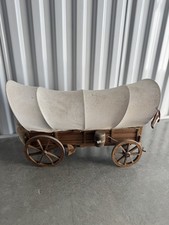 Vintage Covered Decor Wagon