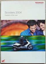 HONDA SCOOTERS Sales Brochure 2004 #MCBROCH008 Silver Wing SH125 Dylan SCV100 ++