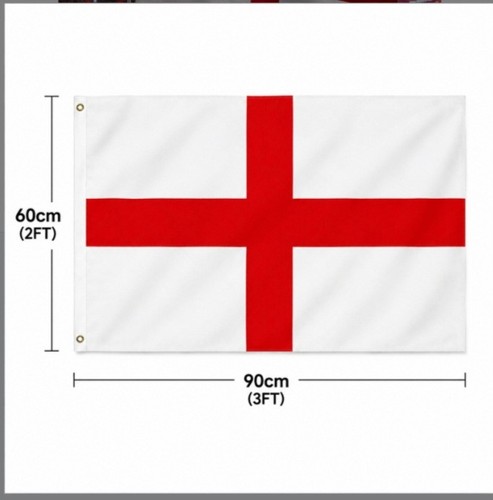 3ft 2ft england georges - x, st