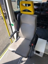 Rear Rear facing Seat for Peugeot Boxer PTS van 2016.  Floor mounted, foldable.