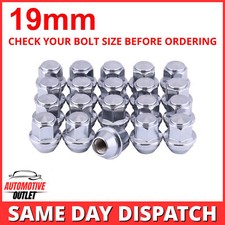 20x WHEEL NUTS M12 x 1.5 19mm ALLOY BOLT LUG STUD FOR FORD FOCUS MK1 MK2 MK3 ST