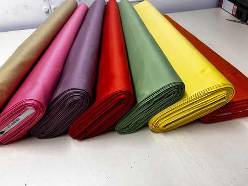 Plain cotton satin fabric - plain,