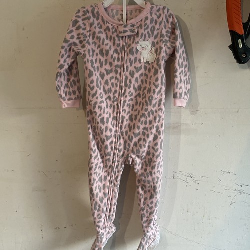 Carters 1pc girls pink leopard - carters,
