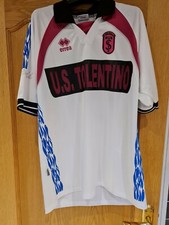 US TOLENTINO FOOTBALL CLUB MATCH prepared  #7 HOME SHIRT ERREA XL Vintage Rare