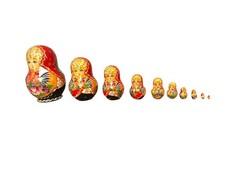 Vintage Handpainted Russian