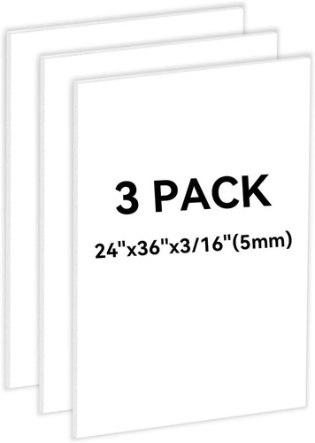 3pack white foam board - 3pack,