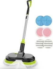BIUBLE B07 Dual Spin Cordless Electric Mop with LED + Sprayer + 300ML Water Tank