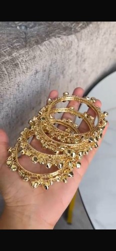 Gold kashmiri ghungroo - gold,