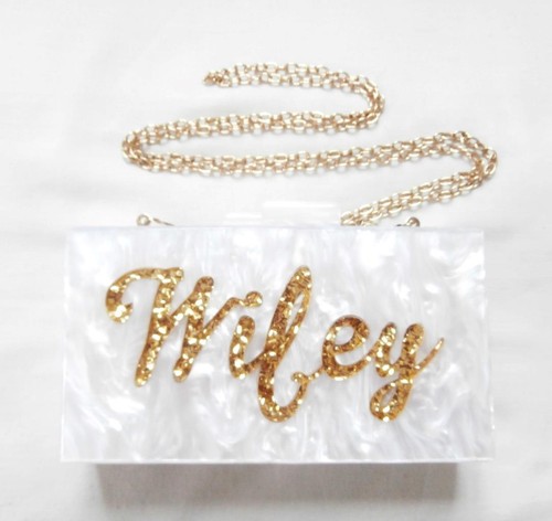Vintage style pearly lucite - style,