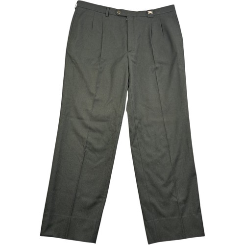 Burberry trousers men green - trousers,