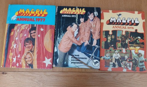 Vintage magpie annuals 1972 - vintage,