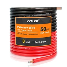 VVFLED 8 Gauge CCA Wire (25ft