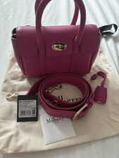 Mulberry Mini Bayswater Heavy Grain Mulberry Pink 