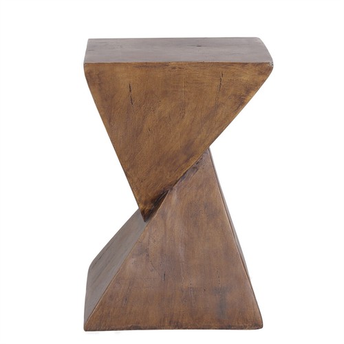 Twist table teak root shape - twist,