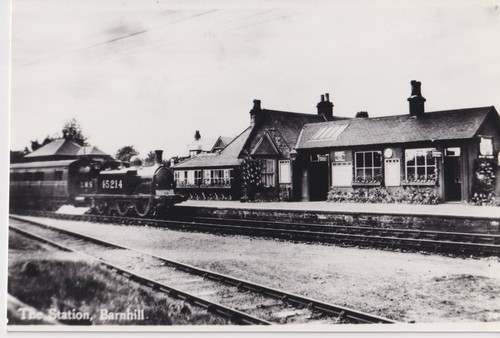 Postcard barnhill station - postcard,