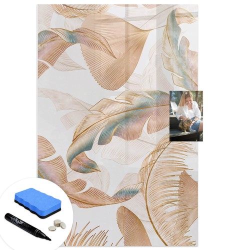 Magnetic glass memo - magnetic, board