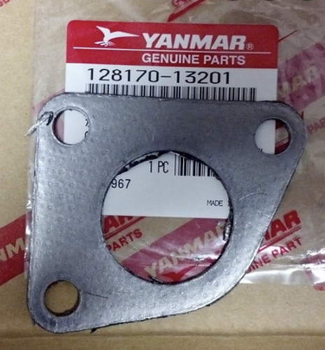 Yanmar exhaust elbow - exhaust, gasket