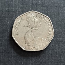 2016 BEATRIX POTTER JEMIMA PUDDLE-DUCK 50p RARE Coin Fifty Pence CIRCULATED VGC