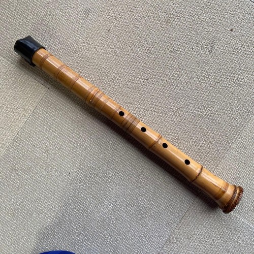 Shakuhachi inscribed haruyama - inscribed,