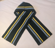 Vintage University Scarf. Leonard Hudson. Pure New Wool. Made in England. VGC.