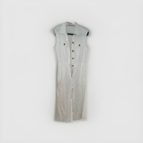 Zara white denim cotton - zara,