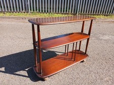 Lovely Elm Ercol 1960's Low Room Divider Shelves