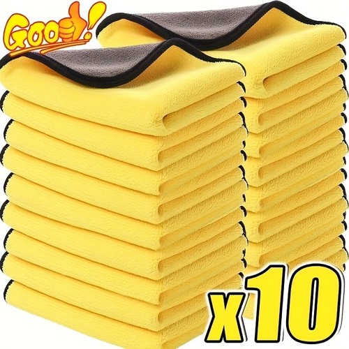 10pcs microfiber car cleaning - 10pcs,