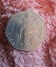WOUNDED SOLDIER 2006 50P COIN RARE