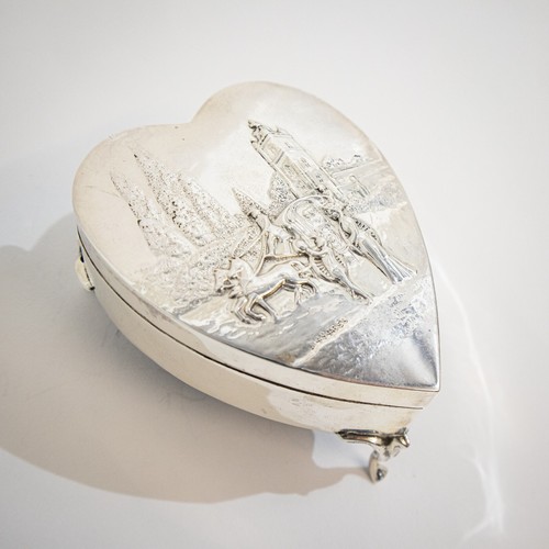 William comyns silver heart - silver,