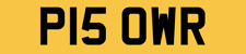 Power Powers Plower Plow private number plate personal registration reg P15 OWR