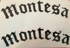 Montesa panel body panel leg shield motorbike trial bike stickers 180mm set