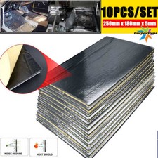 UK 10 Sheets Sound Deadening Damping Mat Car Silent Compact Van Proofing 5mm