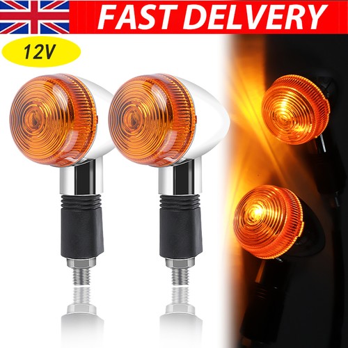 2pcs chrome motorcycle - 2pcs, turn