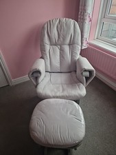 TUTTI Bambini GC35 Recliner Glider Grey On Grey Fabric Used . Very Good Cond.