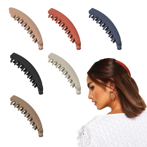 Long banana hair clip large - long,