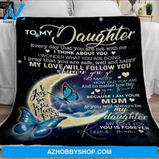 To My Daughter Fleece Blanket