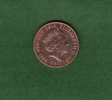 British Two Pence 2016 Queen