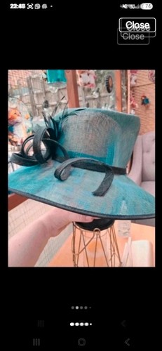 Women turquoise sinamay - women’s,