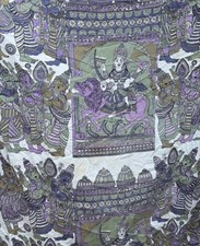 Vintage Wadax 1960 Kalamkari fabric