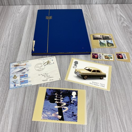 Stamp album collection from - album,