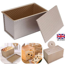 Rectangle Non-stick Toast Box Kitchen Bread Loaf Tin Pan Mold Baking Tool w/ Lid