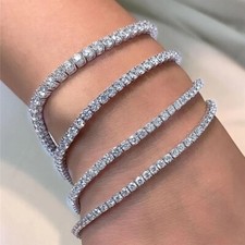 Ladies bracelet cubic - bracelet, zirconia